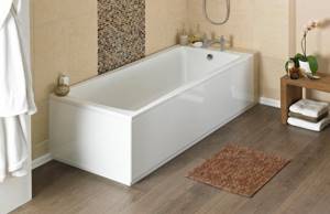 Акриловые ванны имеют привлекательный дизайн, но отличаются хрупкостью