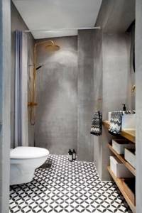 Фото № 18: Дизайн ванной с душевой кабиной: 30 современных вариантов