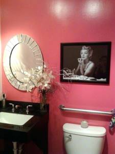 Фото № 7: Розовый цвет в интерьере ванной: 12 стильных идей