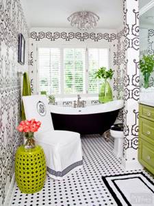 Фото № 9: 13 красивых идей для ванной комнаты в стиле ретро