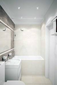 идея необычного дизайна белой ванной комнаты
