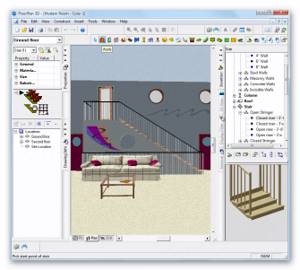 Интерфейс программы FloorPlan 3D