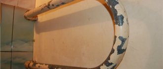 Красим полотенцесушитель в ванной под бронзу, под хром