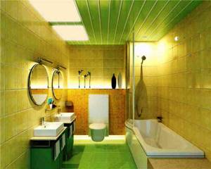 пластиковые панели потолок в ванной
