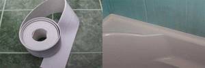 Разновидности и монтаж бордюрной ленты для ванны