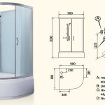Схема устройства душевой кабины