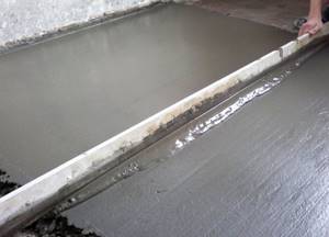выравнивание бетонной стяжки